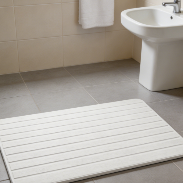 Large Diatomaceous Earth Bath Mat, Non-Slip, Super Absorbent, Quick-Dry